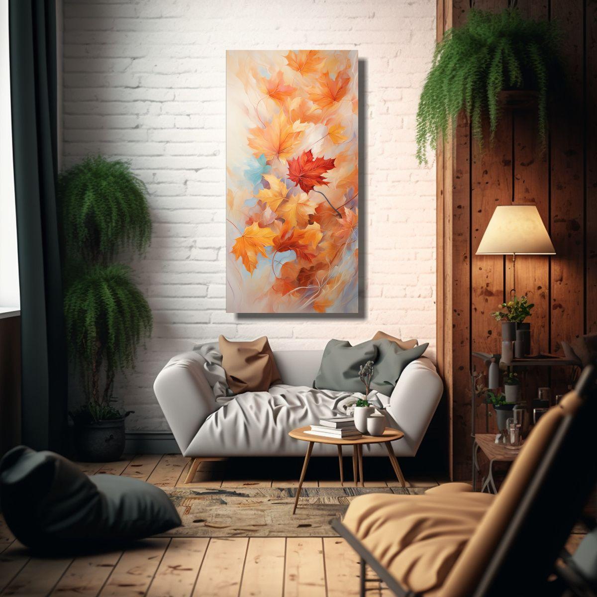 Cuadro Decorativo Acuarela Minimalista Danza 70x140cm-2