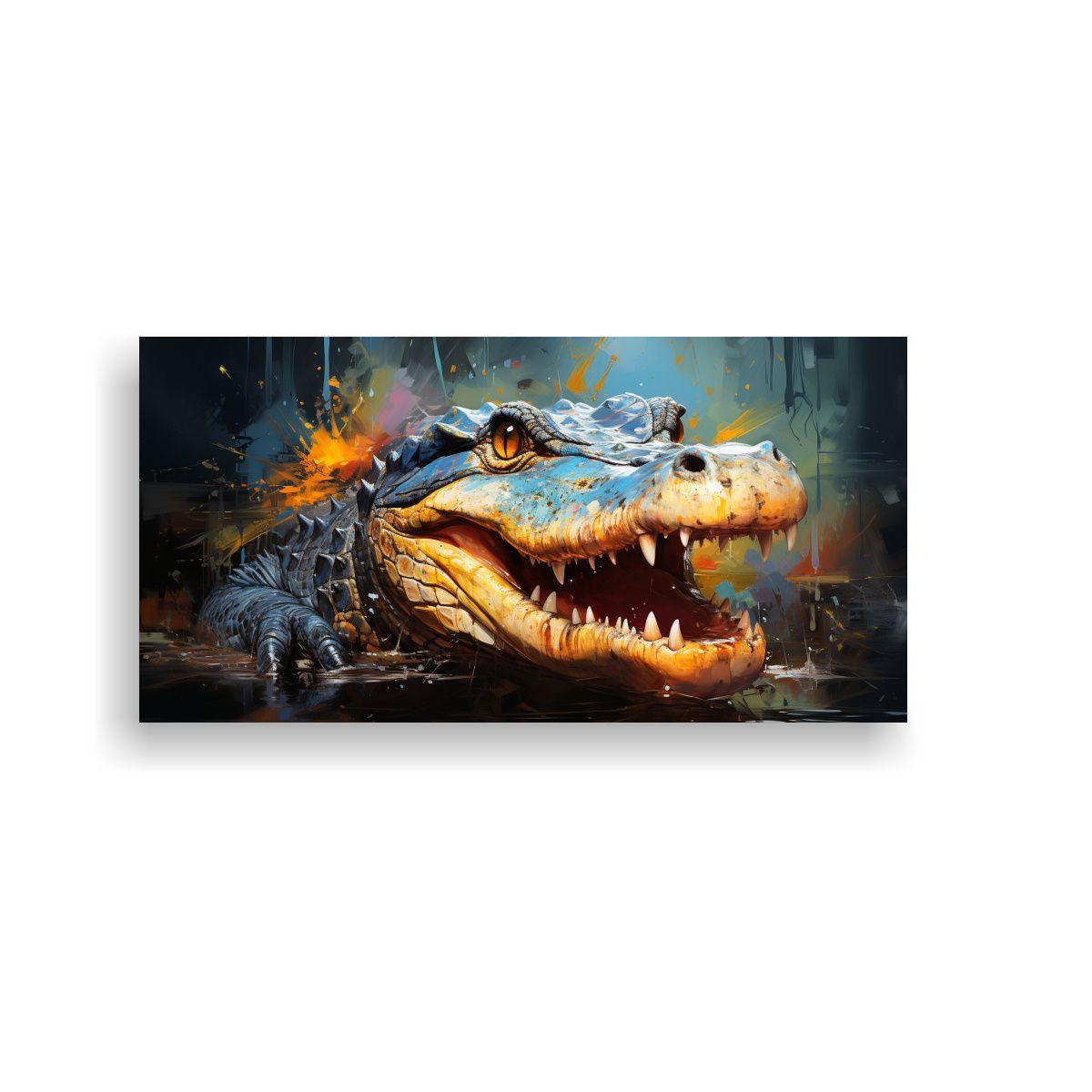 Lienzo Tema Exclusivo: Pintura En Estilo Colorido 80x40cm-0