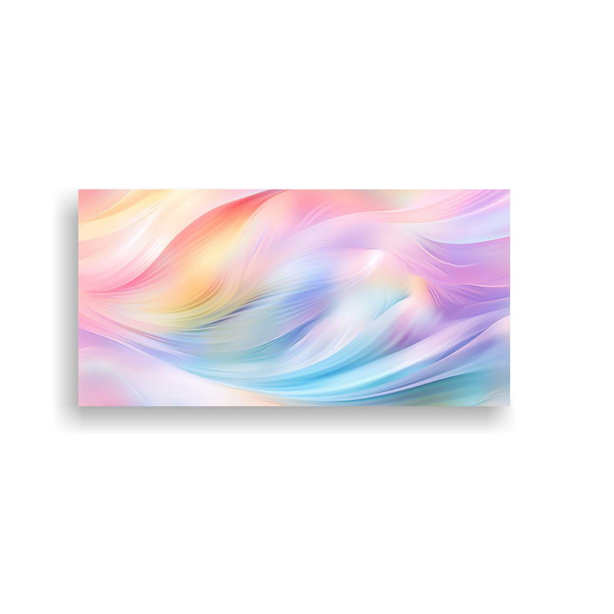 Venta Cuadro Simetría Pastel Holográfico Fondo 140x70cm-0