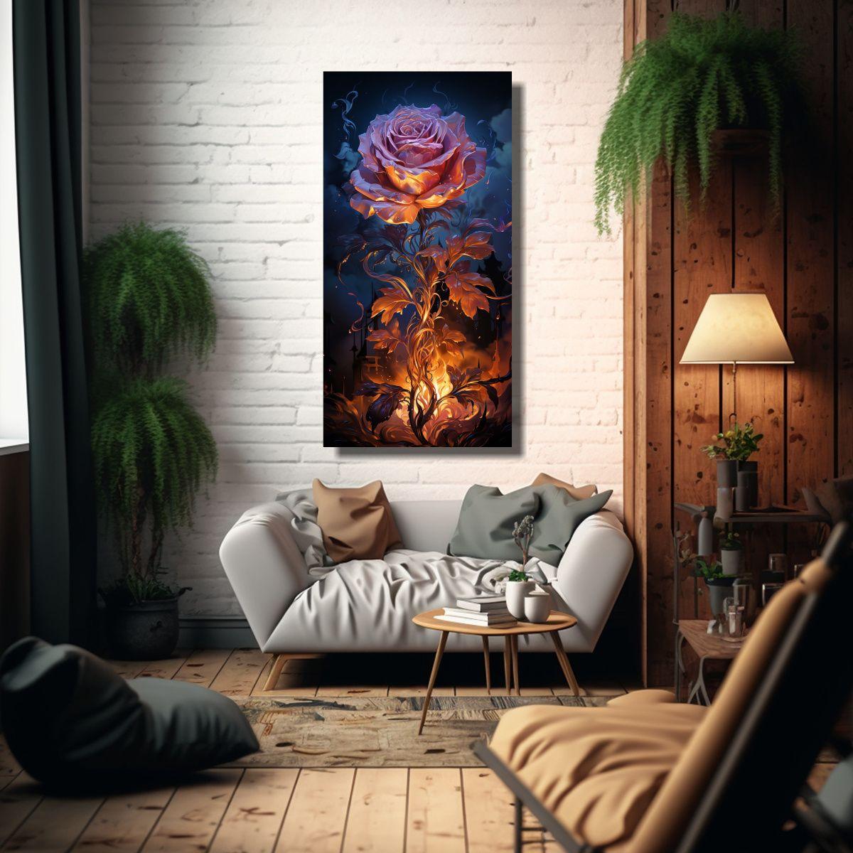 Lienzo Movimiento Actuales: Pintura Decorativa 60x120cm-2