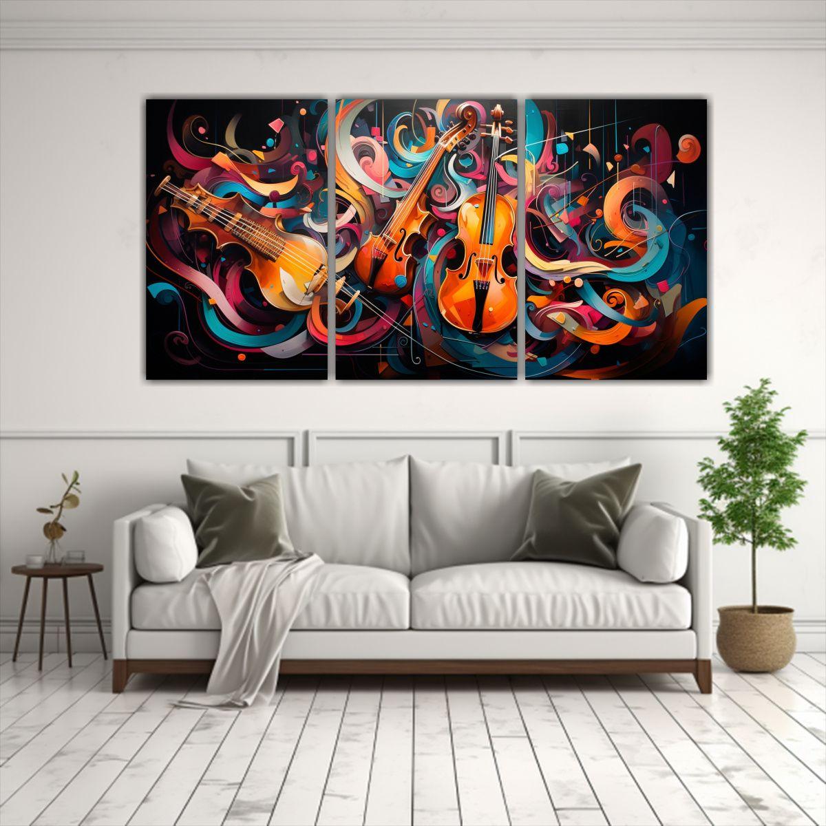 Pinturas Decorativas Abstractas Y Energéticas: 180x90 Cm-2