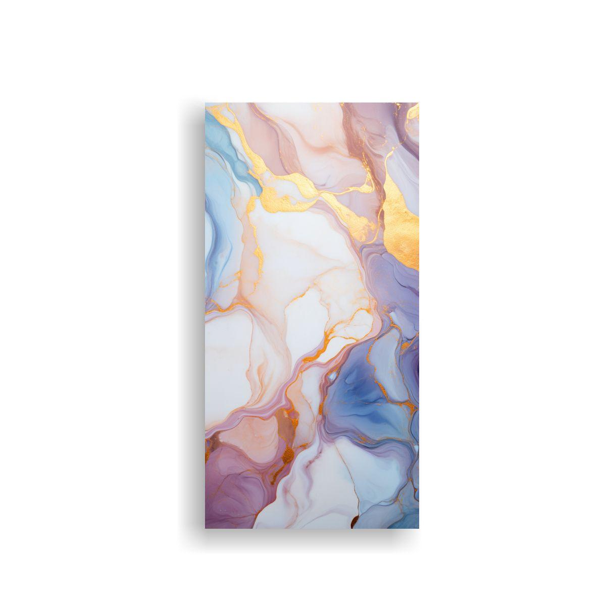 Pinturas Decorativas Vintage De Lienzo De Mármol 40x80cm-0