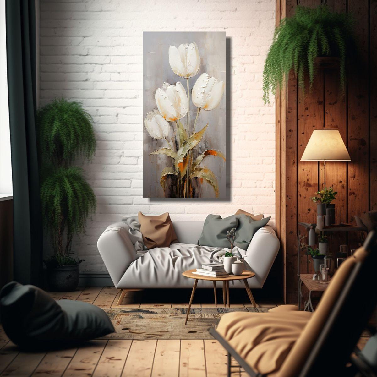 Pintura Lienzo Estilo Inspiración Armonía 70x140cm-2