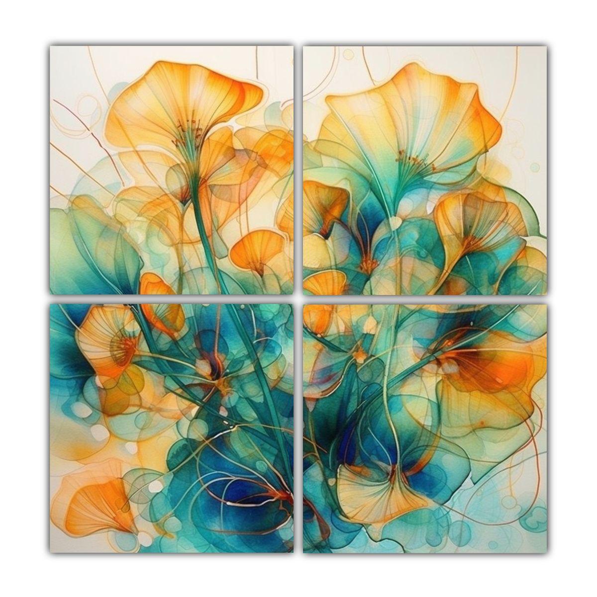 Pinturas Decorativas De La Modernidad En 160x160 Cm-0