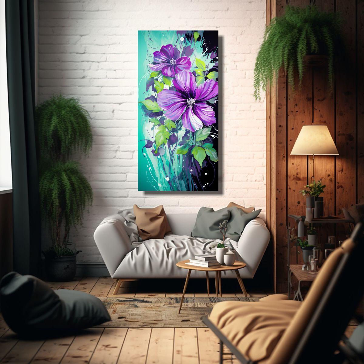 Pinturas Decorativas Con Estilo De Arte Dibujo 70x140cm-2