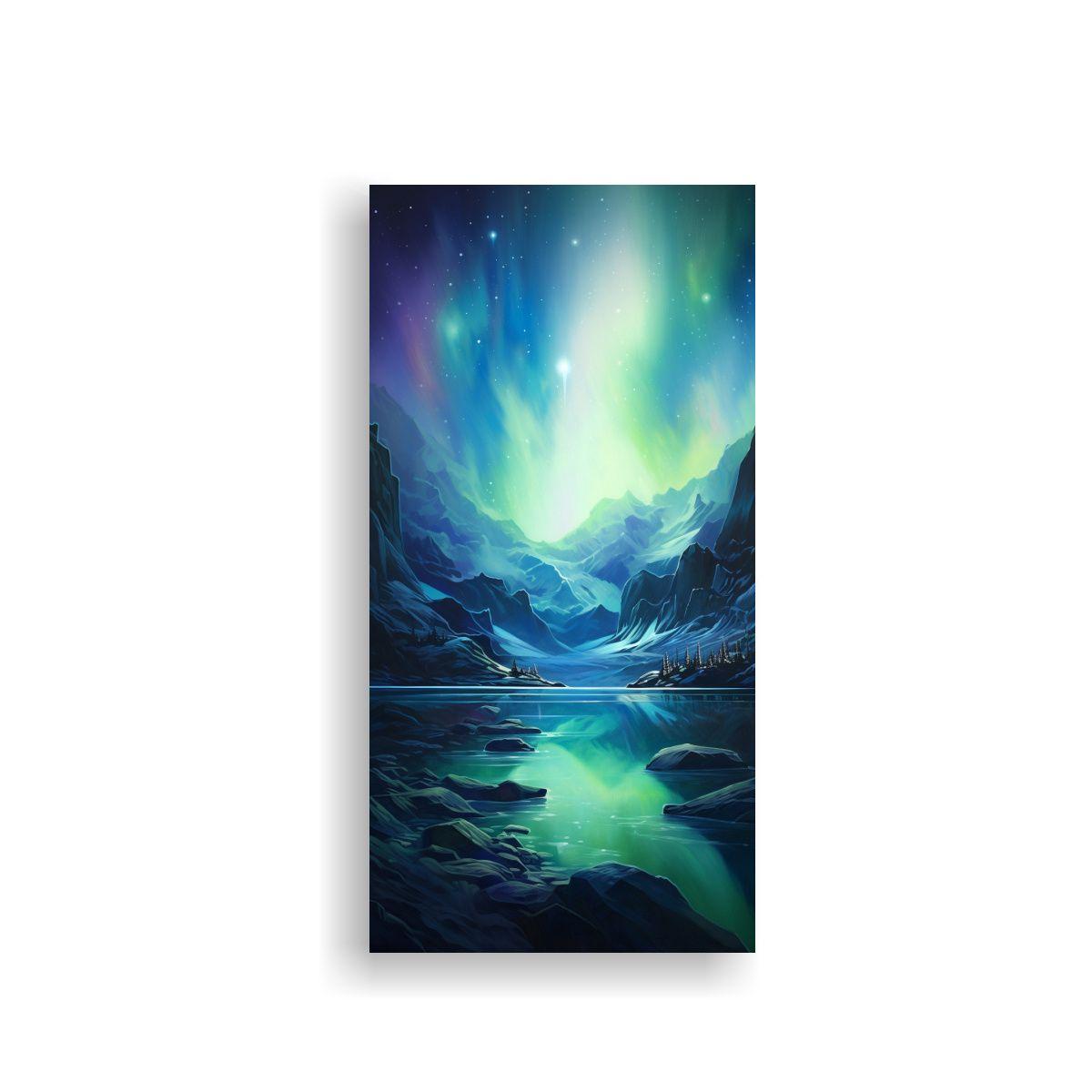 Cuadro Vertical Gama De Colores Luminosos Y 80x160cm-0