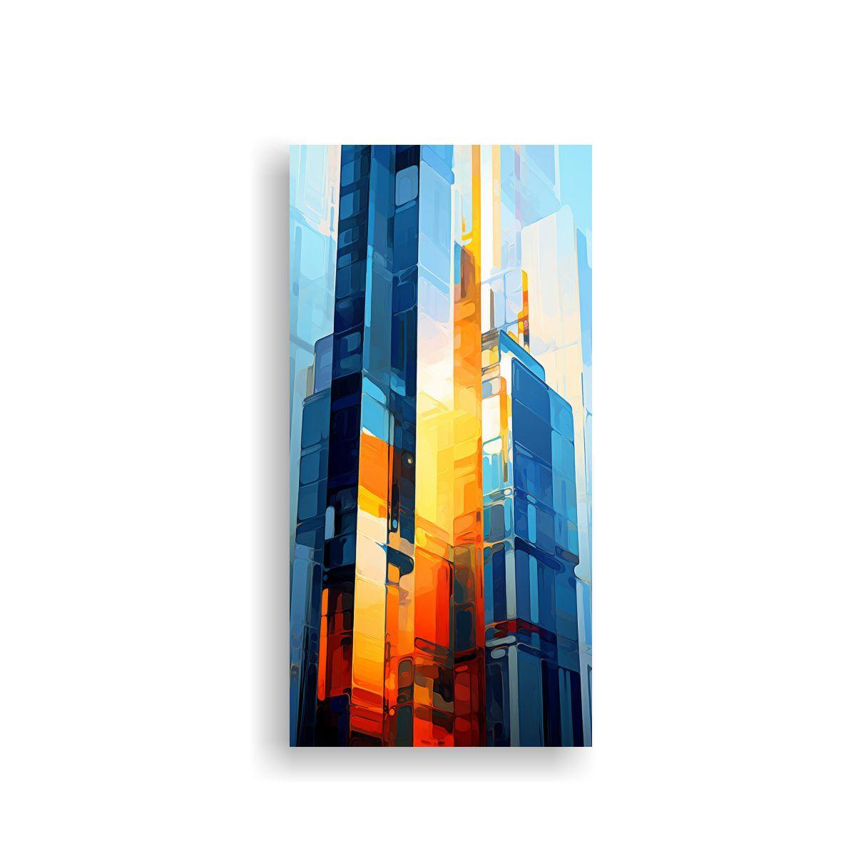 Pintura Decorativa Impresionista En Edificio 80x160cm-0