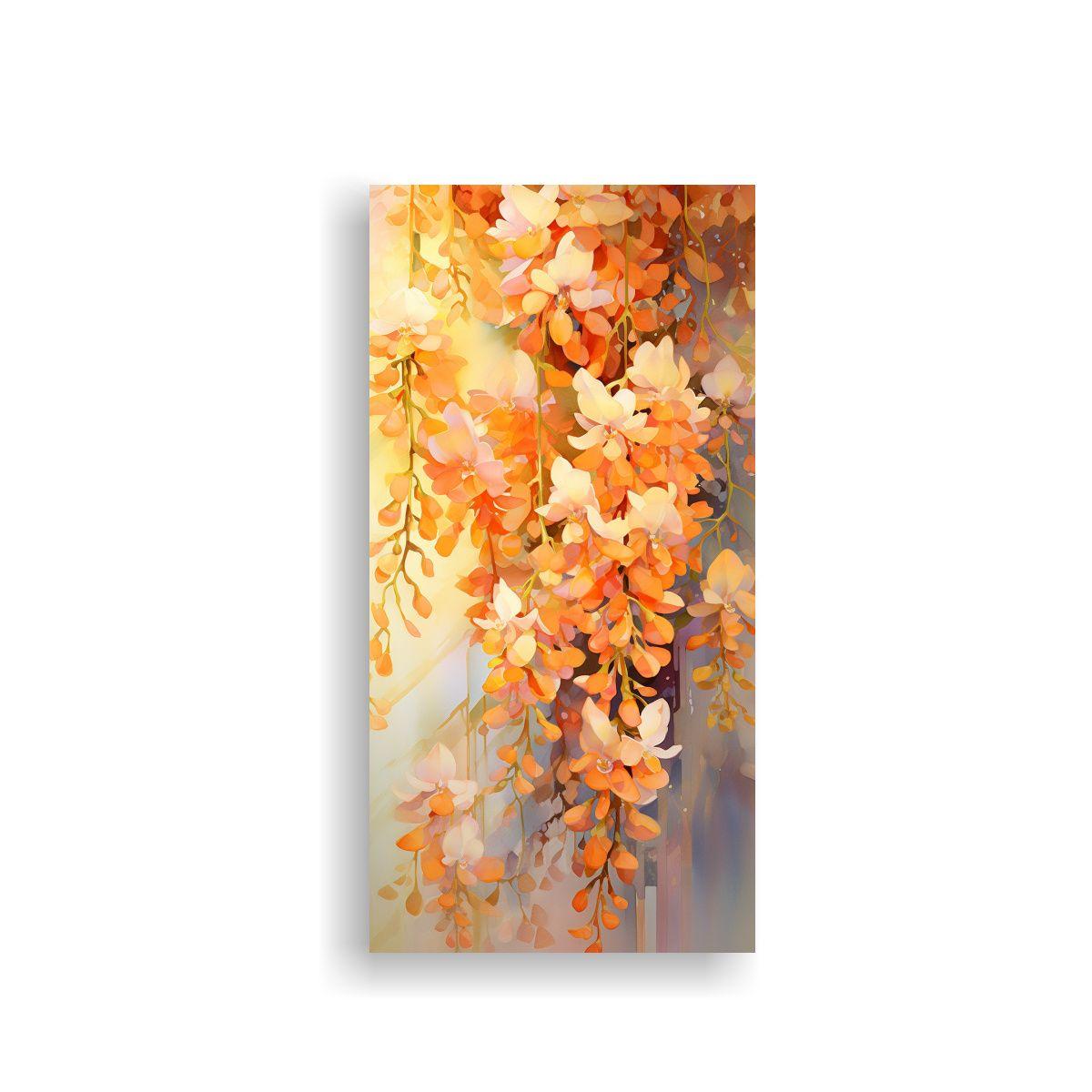 Lienzo Composición Impacto Visual Flores 70x140cm-0