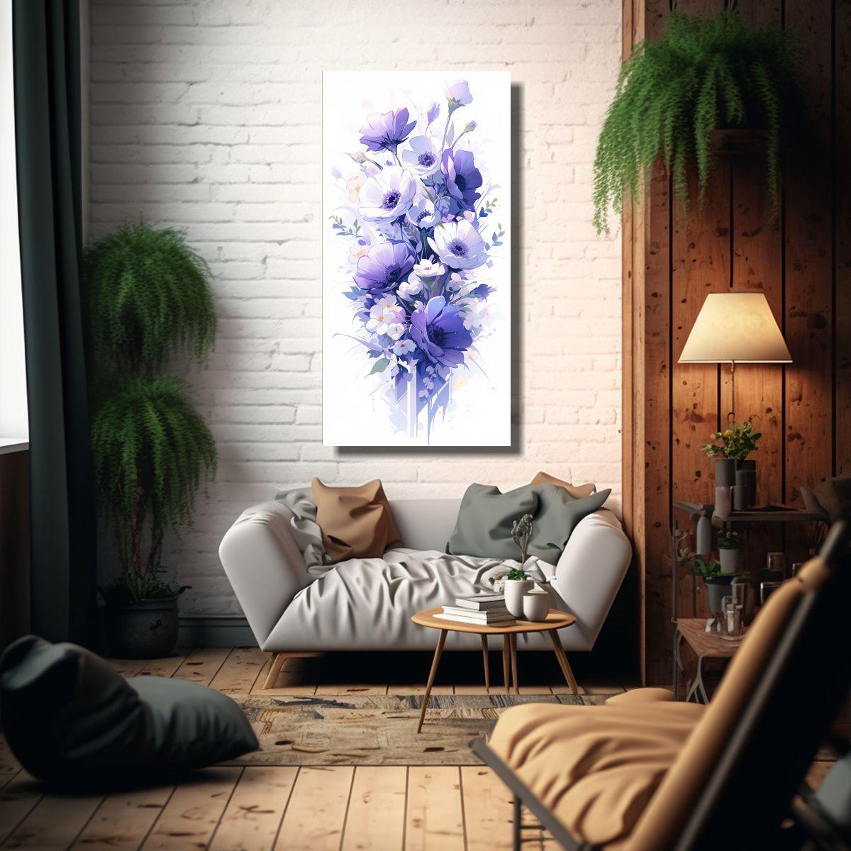 Pinturas Decorativas Con Exuberantes Colores 70x140 Cm-2
