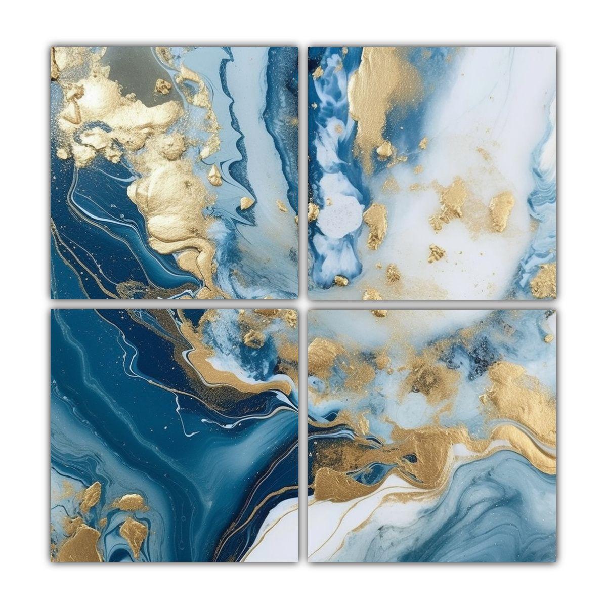 Cuadro De Tela Sublimada Unico Abstracto 200x200 Cm-0