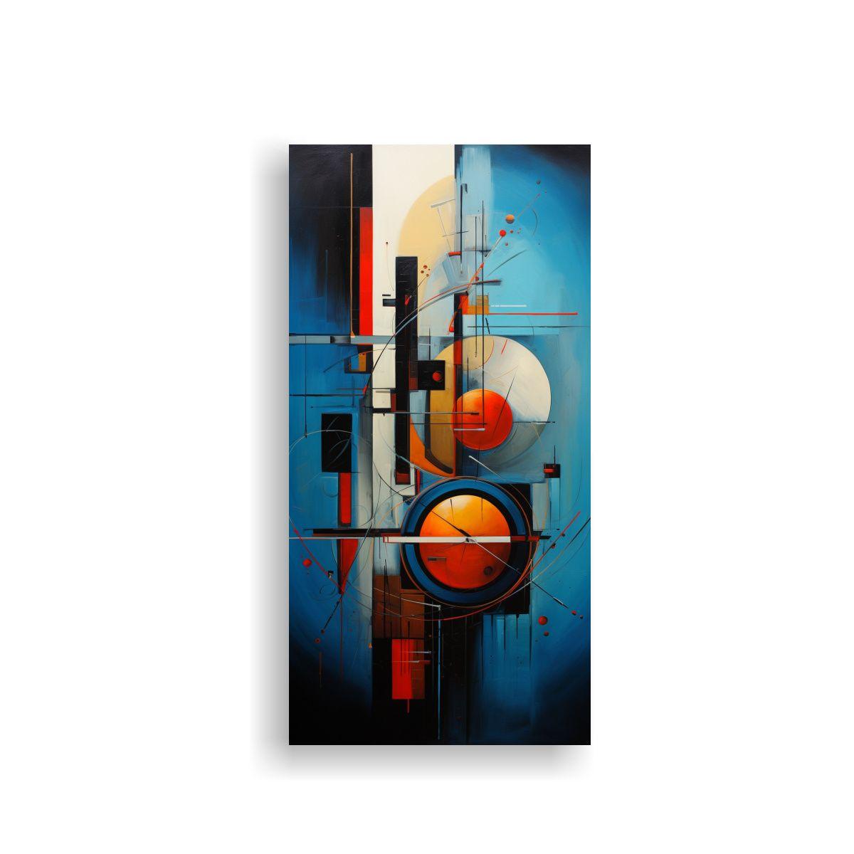 Pinturas Contemporáneas Abstractas Composición 30x60cm-0