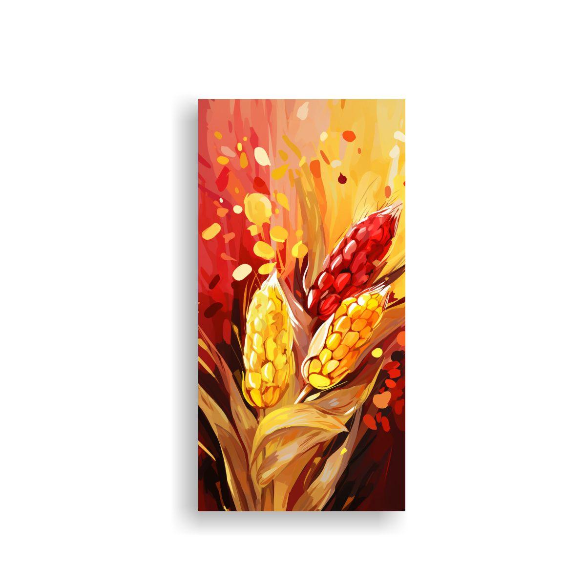 Pinturas Decorativas De Esquema Creativo De Maíz  70x140cm-0