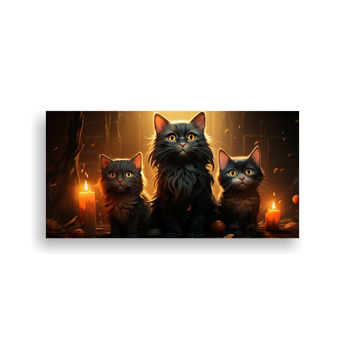 Pintura Decorativa De Patron Intenso Rectangular 80x40cm-0