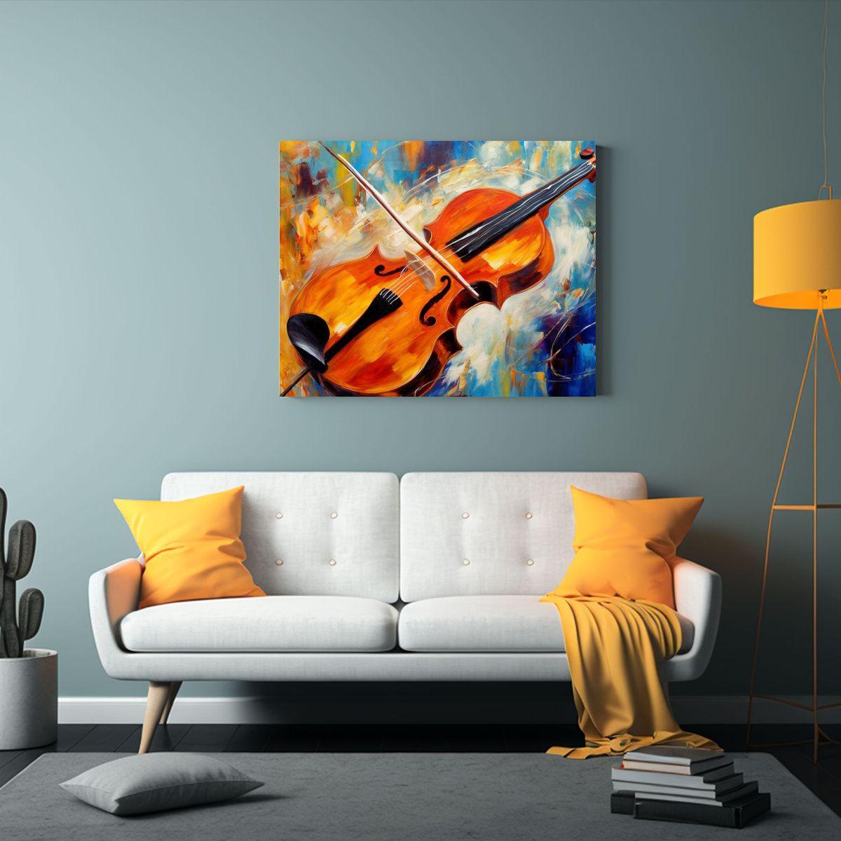 Pinturas Decorativas Mixtas De Equilibrio Visual Y Serenata  65x50cm-2