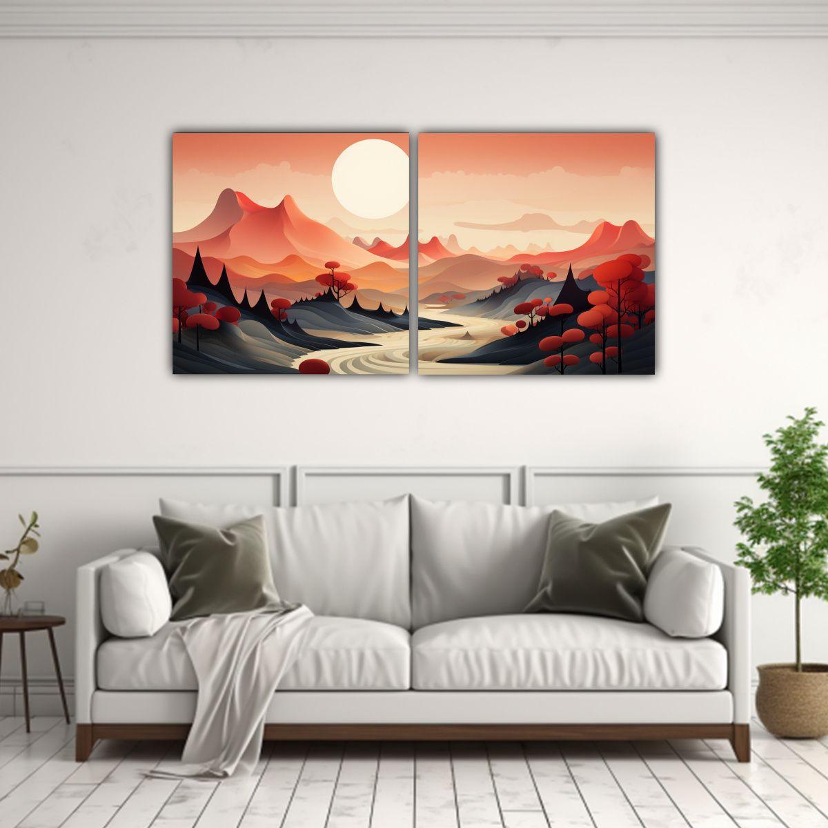 Pinturas Surrealistas Para Decoración De Comedor 160x80 Cm-2