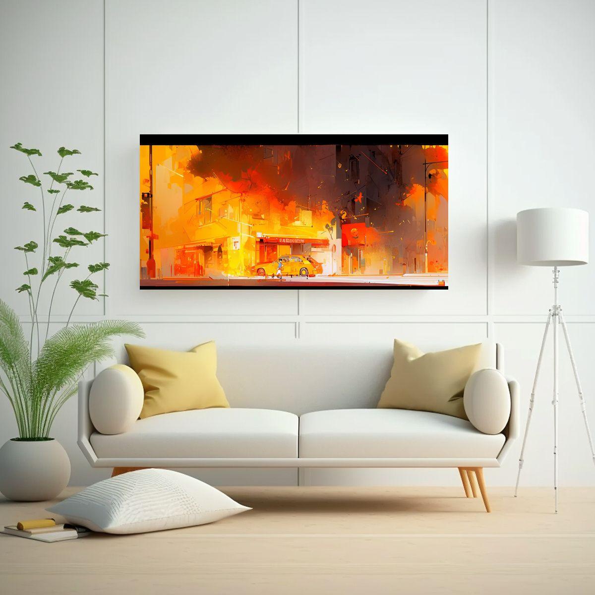 Pinturas Decorativas De Belleza Natural En Santiag 100x50cm-2