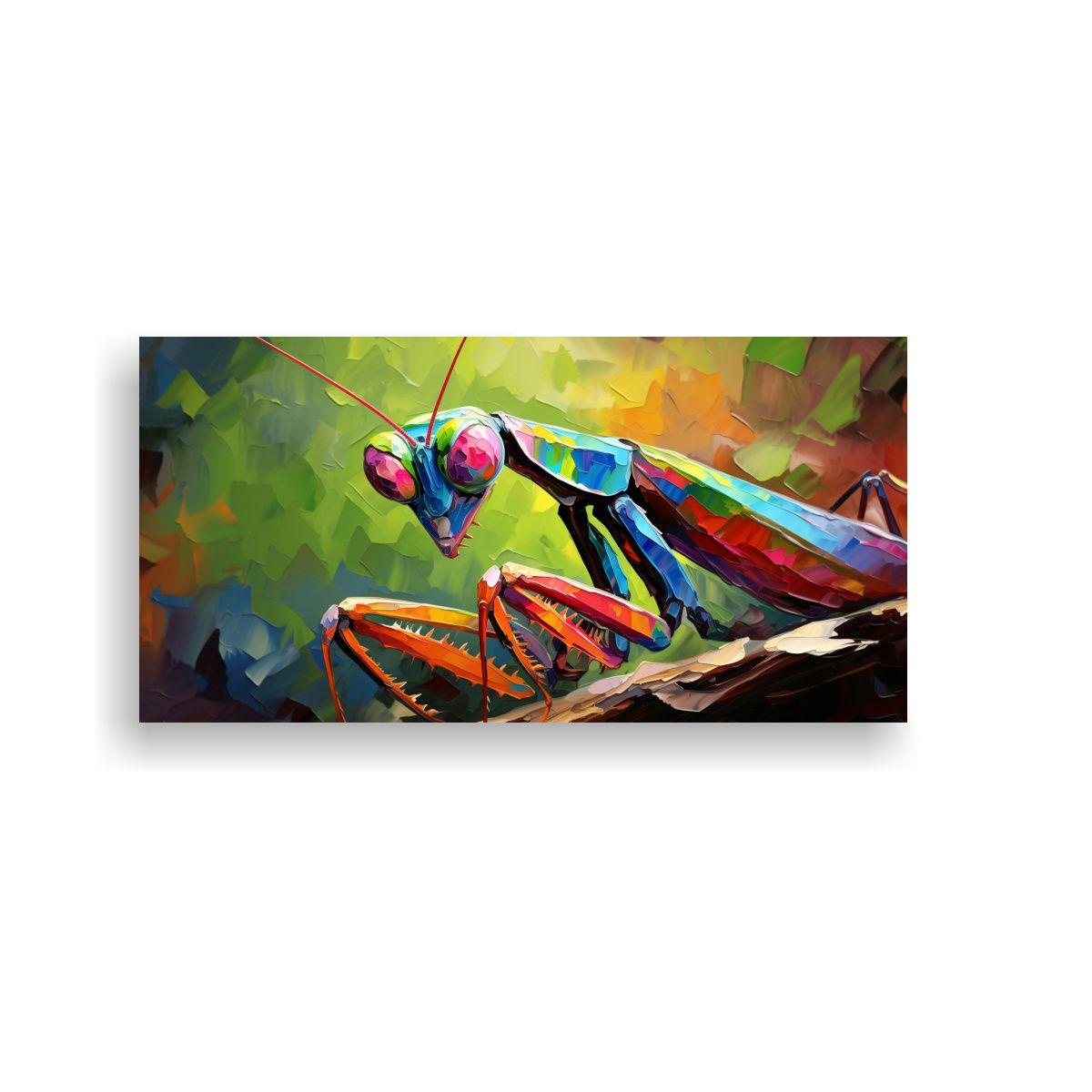 Cuadro De Colores Intensos Estilo Pintura Al Estil 120x60cm-0