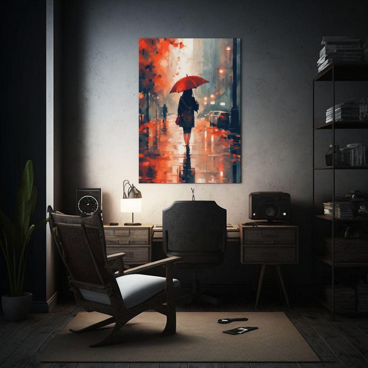 Cuadro De Arte De Pared Abstracto Cinemático 80x120cm-2