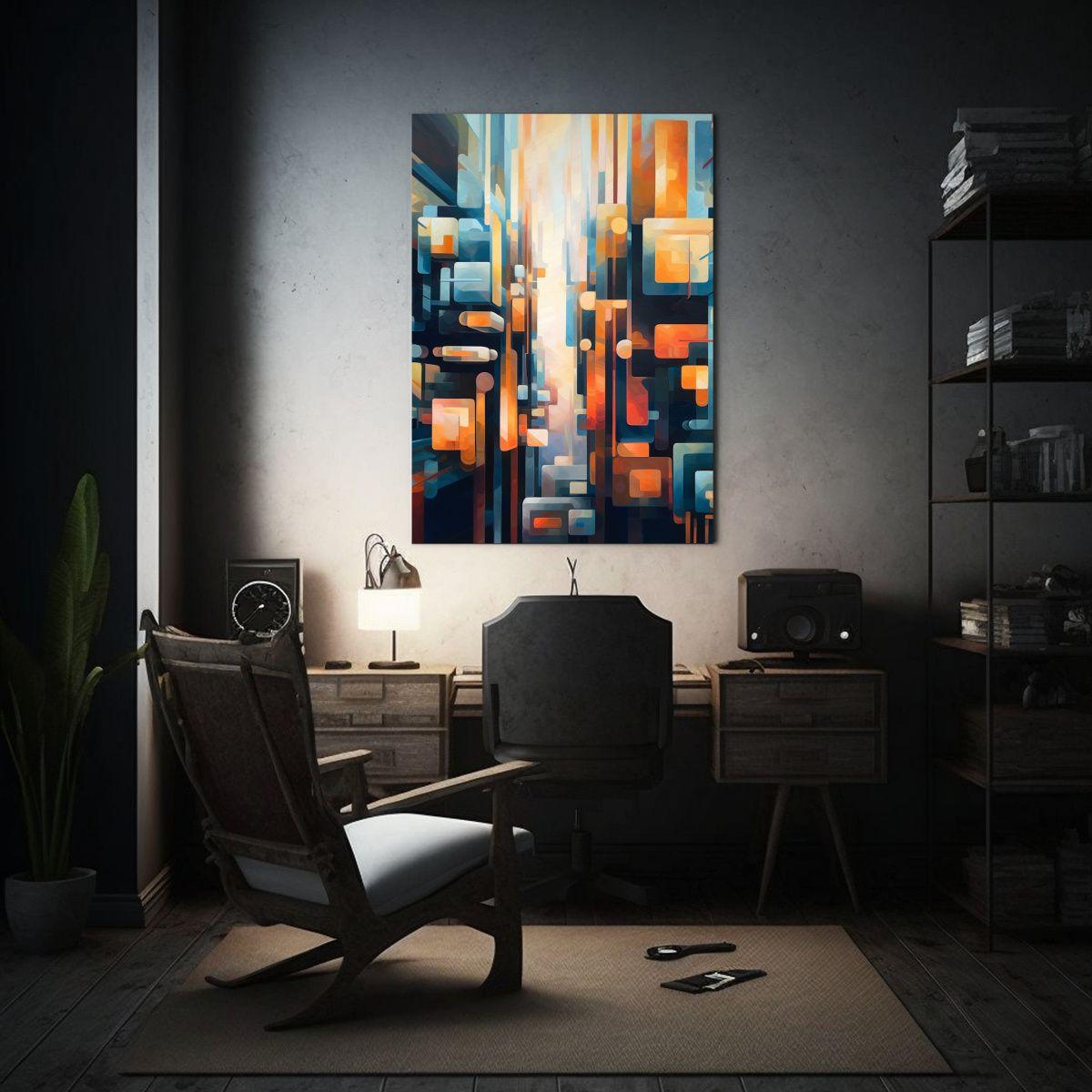 Cuadro Tema Dimensiones: Crea Una Cautivadora 50x75cm-2