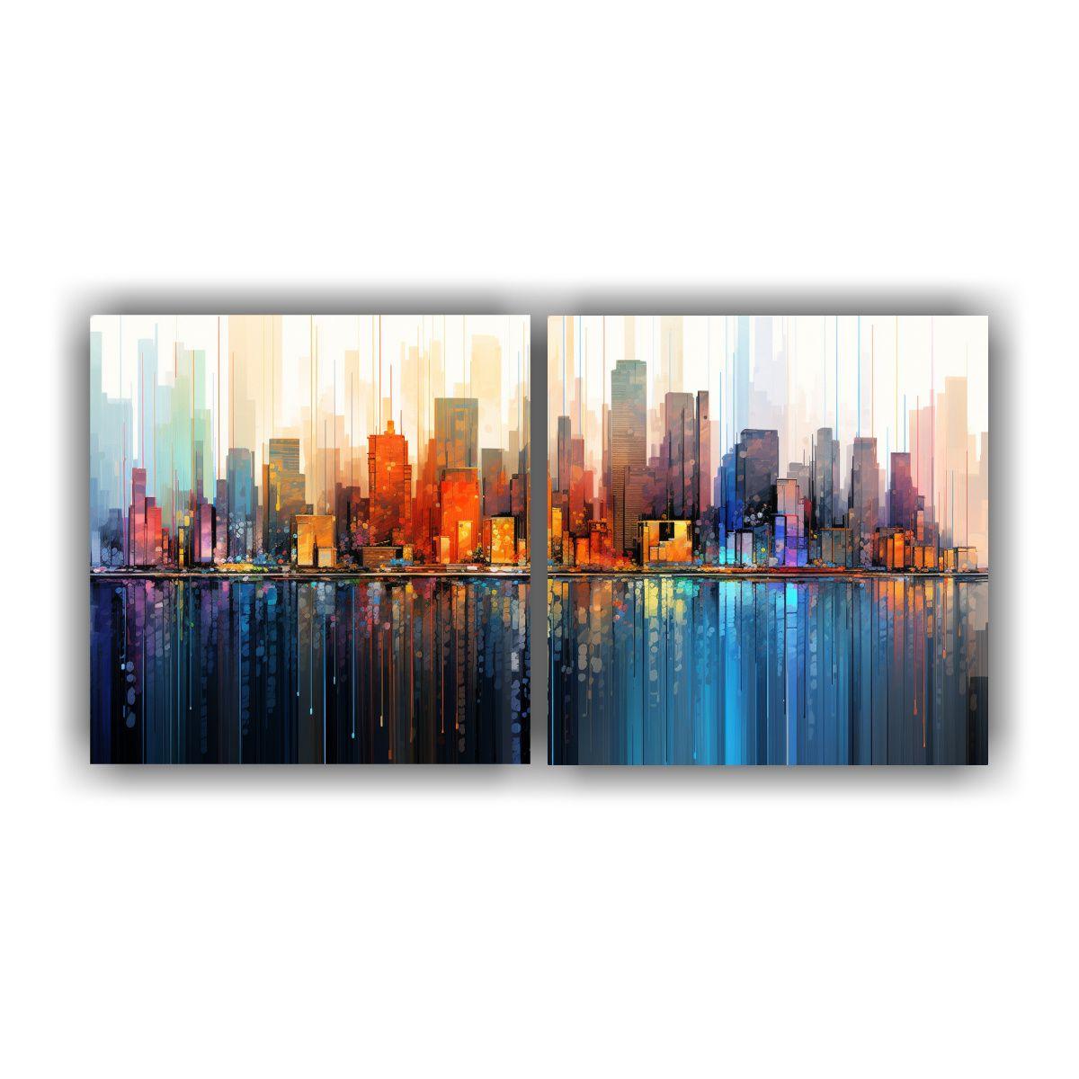 Pinturas Decorativas De Movimiento Armonía 60x30 Cm-0
