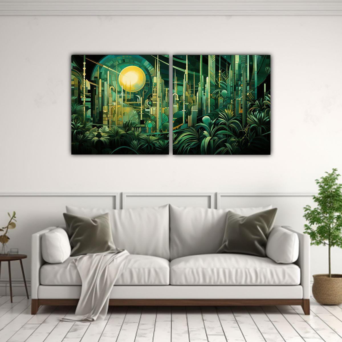 Pinturas De Pared Con Diseño Textura Abstracta 80x40 Cm-2