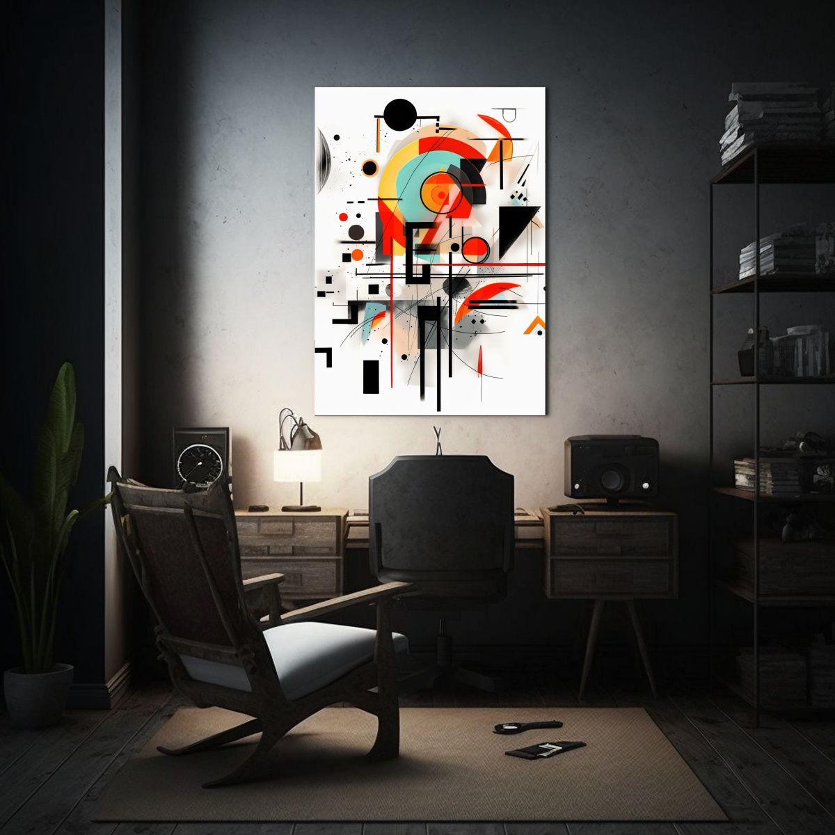 Tela En Bastidor Cuadro Abstracta Motivo 10 80x120cm-2
