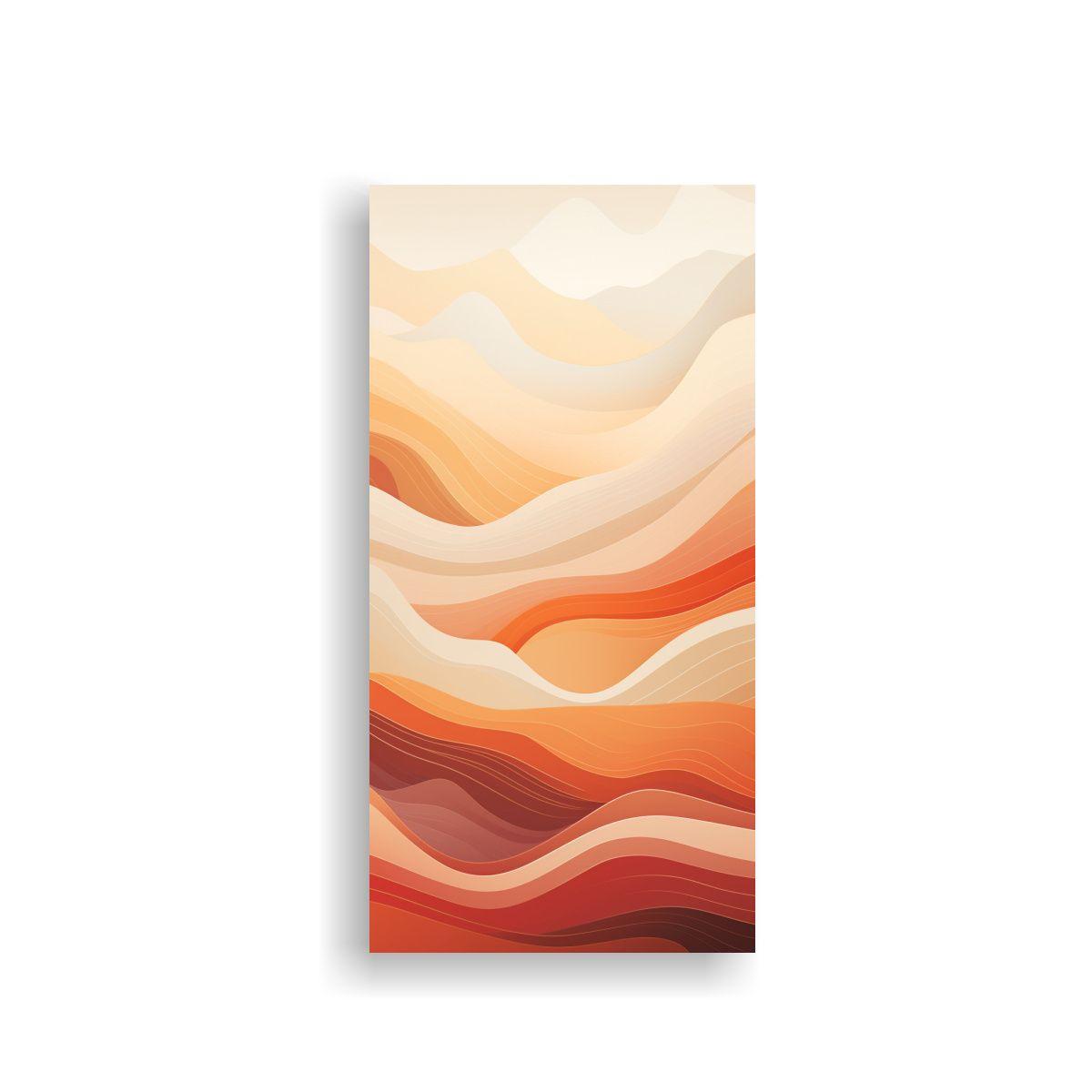 Pintura Decorativa Con Patrones Abstractos 20x40 Cm-0