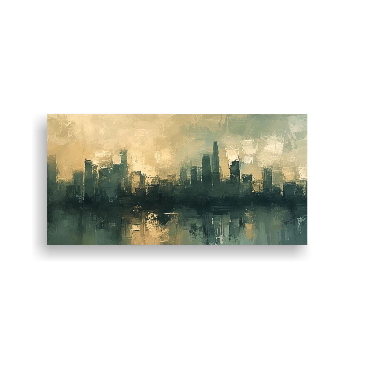 Cuadro Estilo Estilo óleo Con Pinceladas Finas Y 140x70cm-0