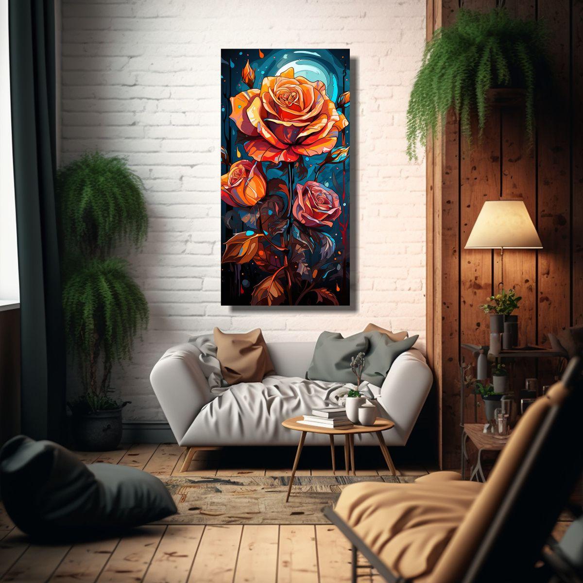 Cuadro Fotografía Equilibrio Visual Estilo 80x160cm-2