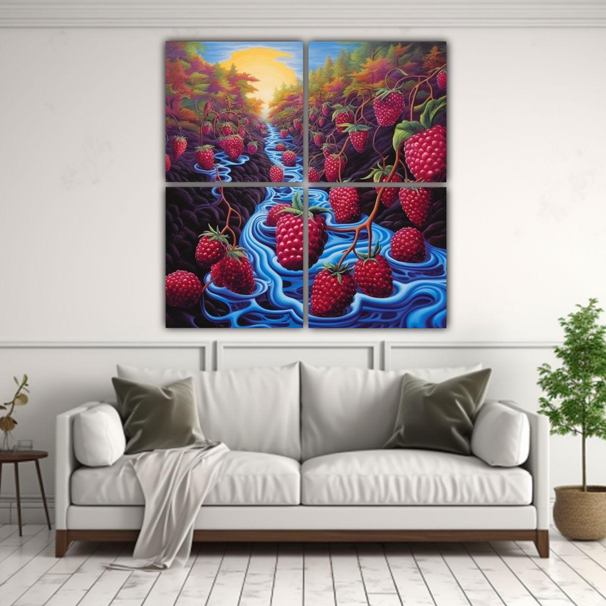 Pinturas Decorativas De Fantasía Estilo 160x160 Cm-2