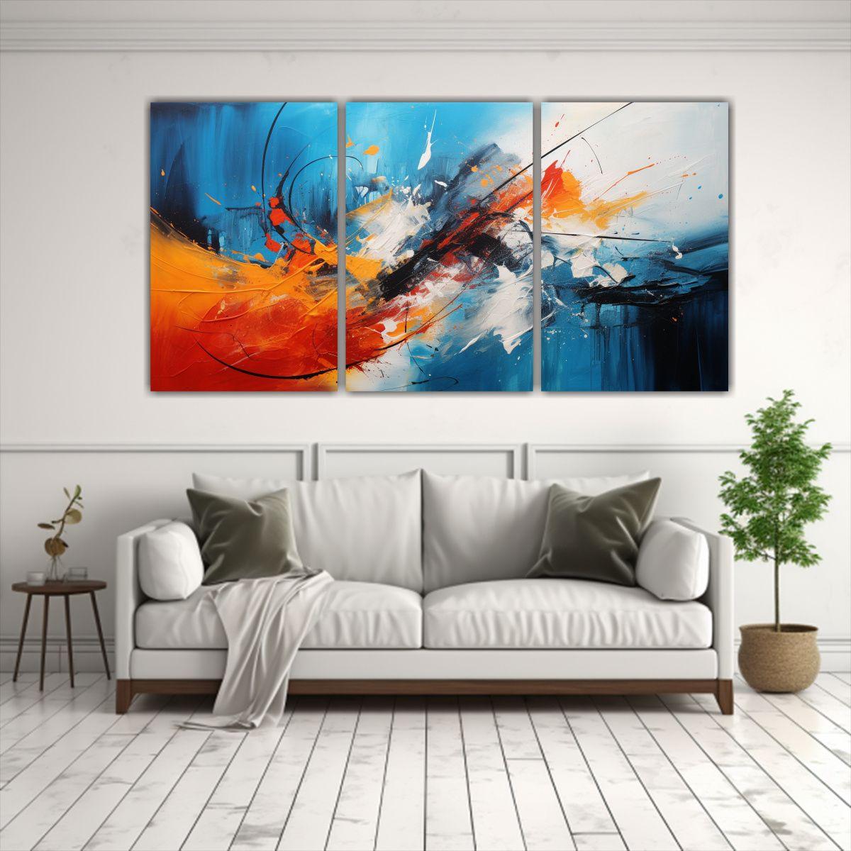 Pinturas Decorativas Minimalistas De Fusión 180x90 Cm-2