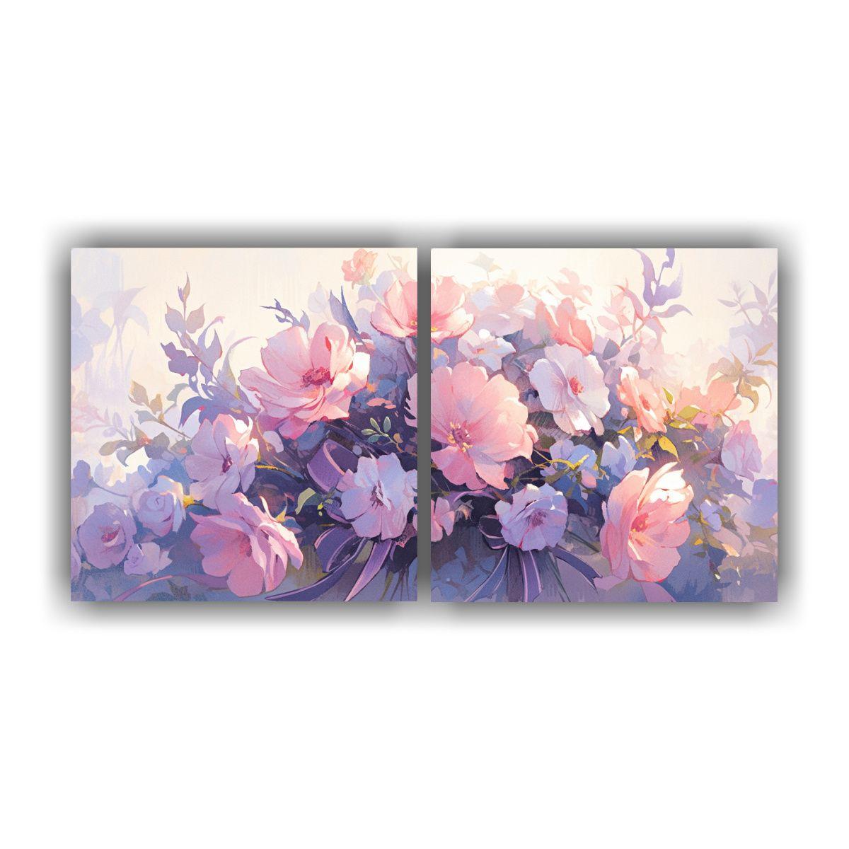 Cuadros Bellas Líneas Belleza Pintura En Lienzo 40x20 Cm-0