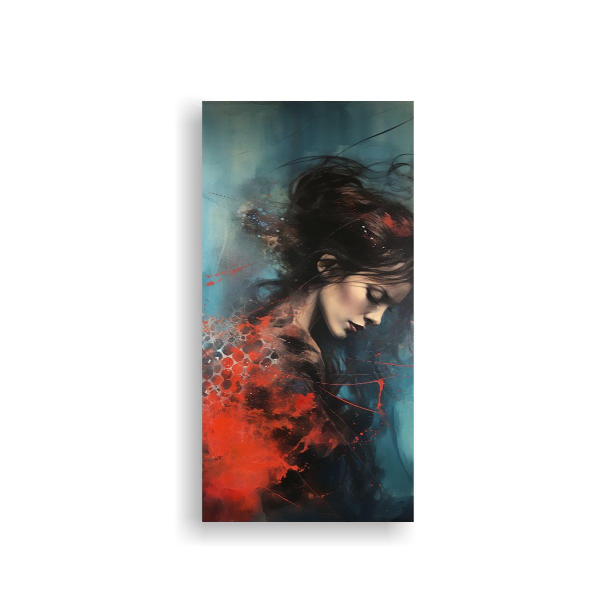 Pintura Encaustica Composición De Modernidad 70x140cm-0