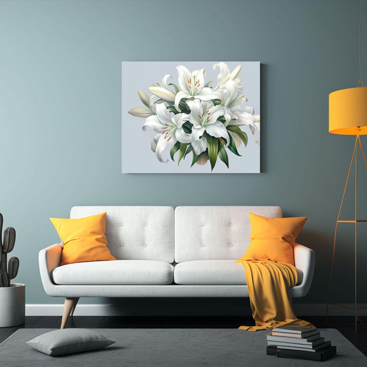 Tela En Bastidor Horizontal Armonía Cromática Obra Maestra 65x50cm-2