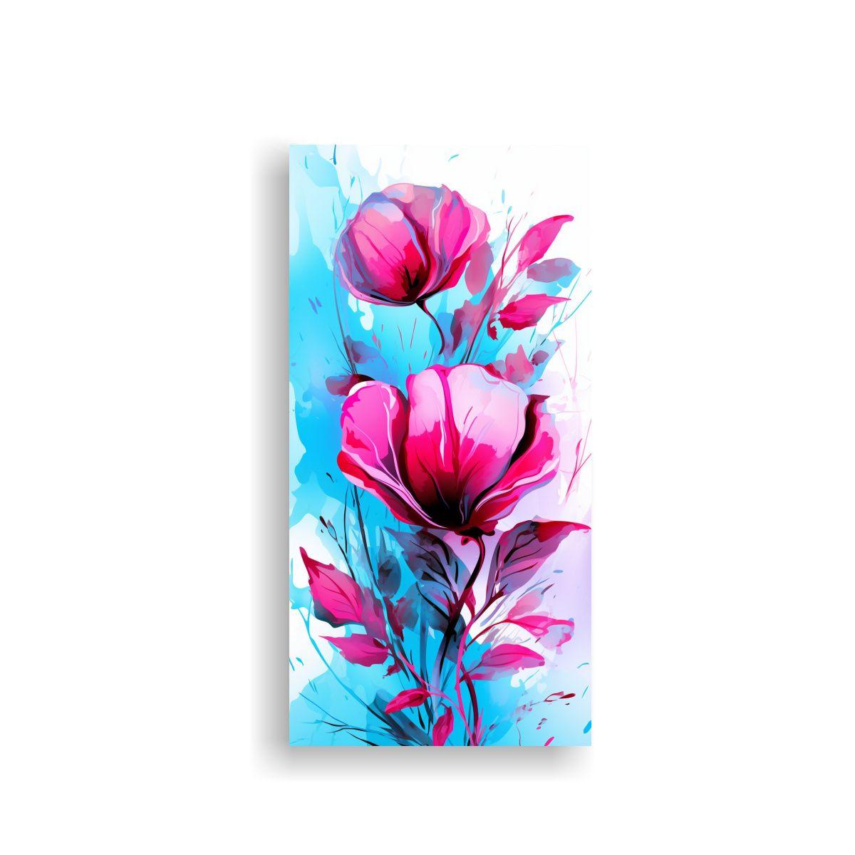 Pinturas Decorativas En Bastidor Con Ambiente 50x100cm-0