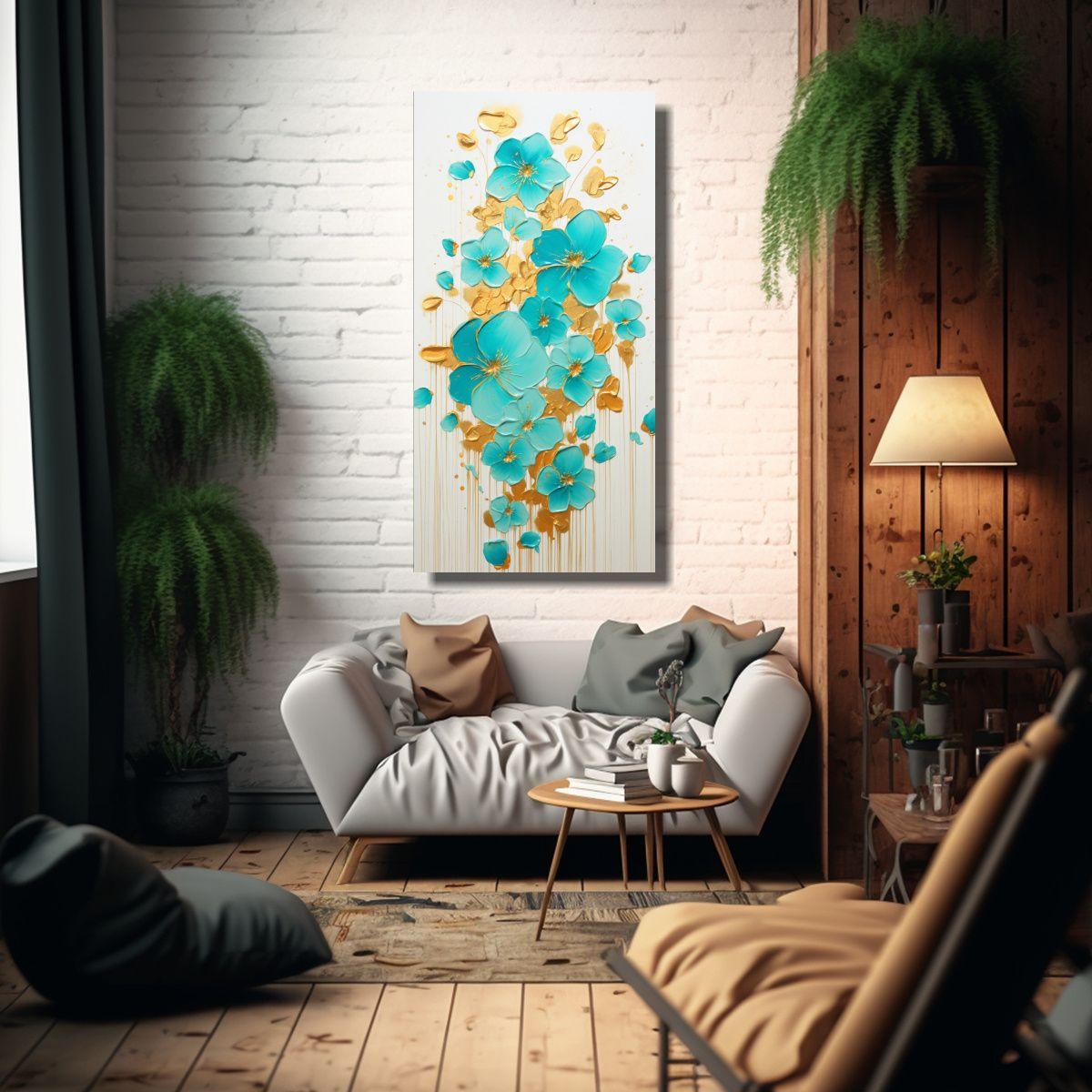 Pintura Acrílica Sin Costuras Sobre Blanco 60x120cm-2