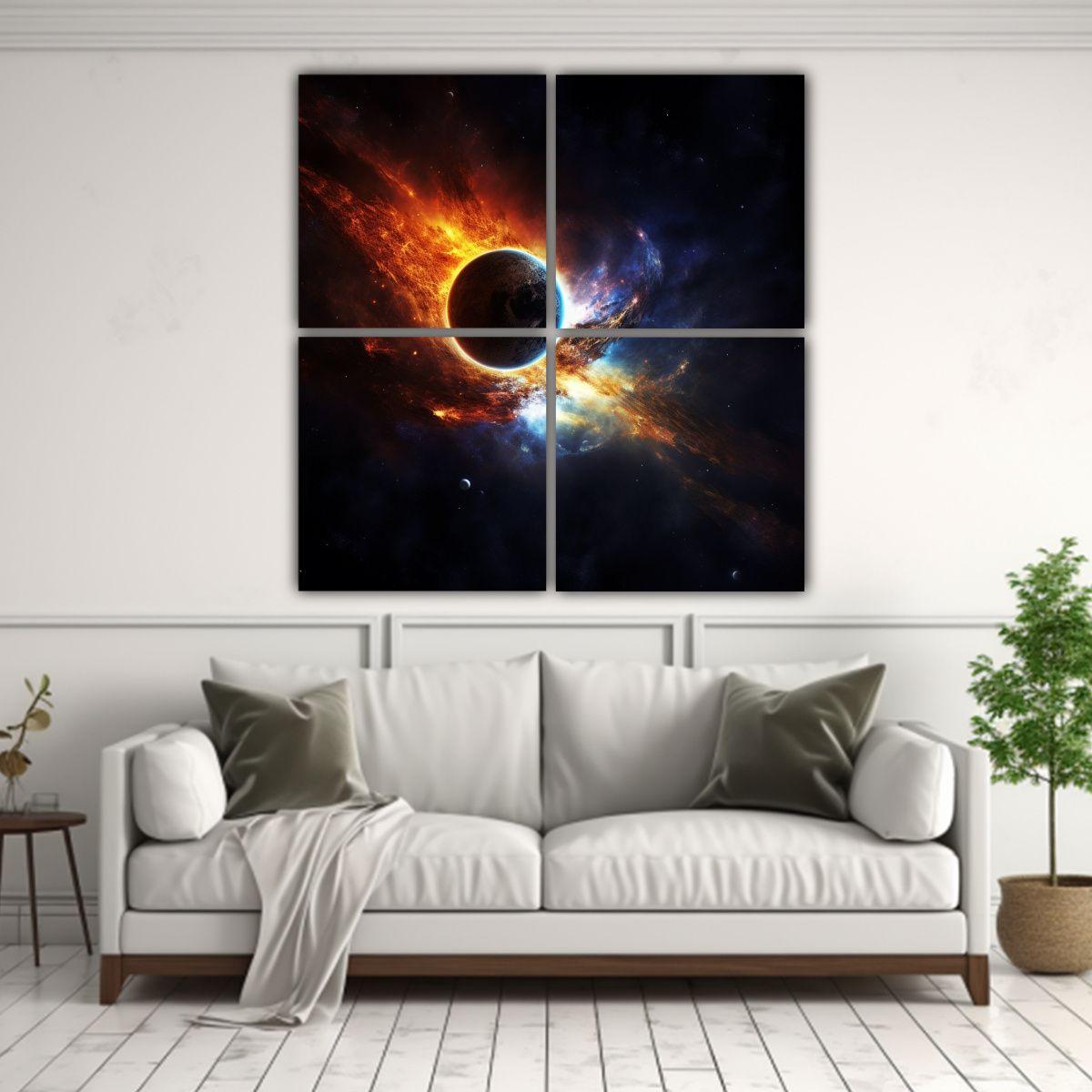 Cuadros Tema Protagonismo En El Espacio 200x200 Cm-2