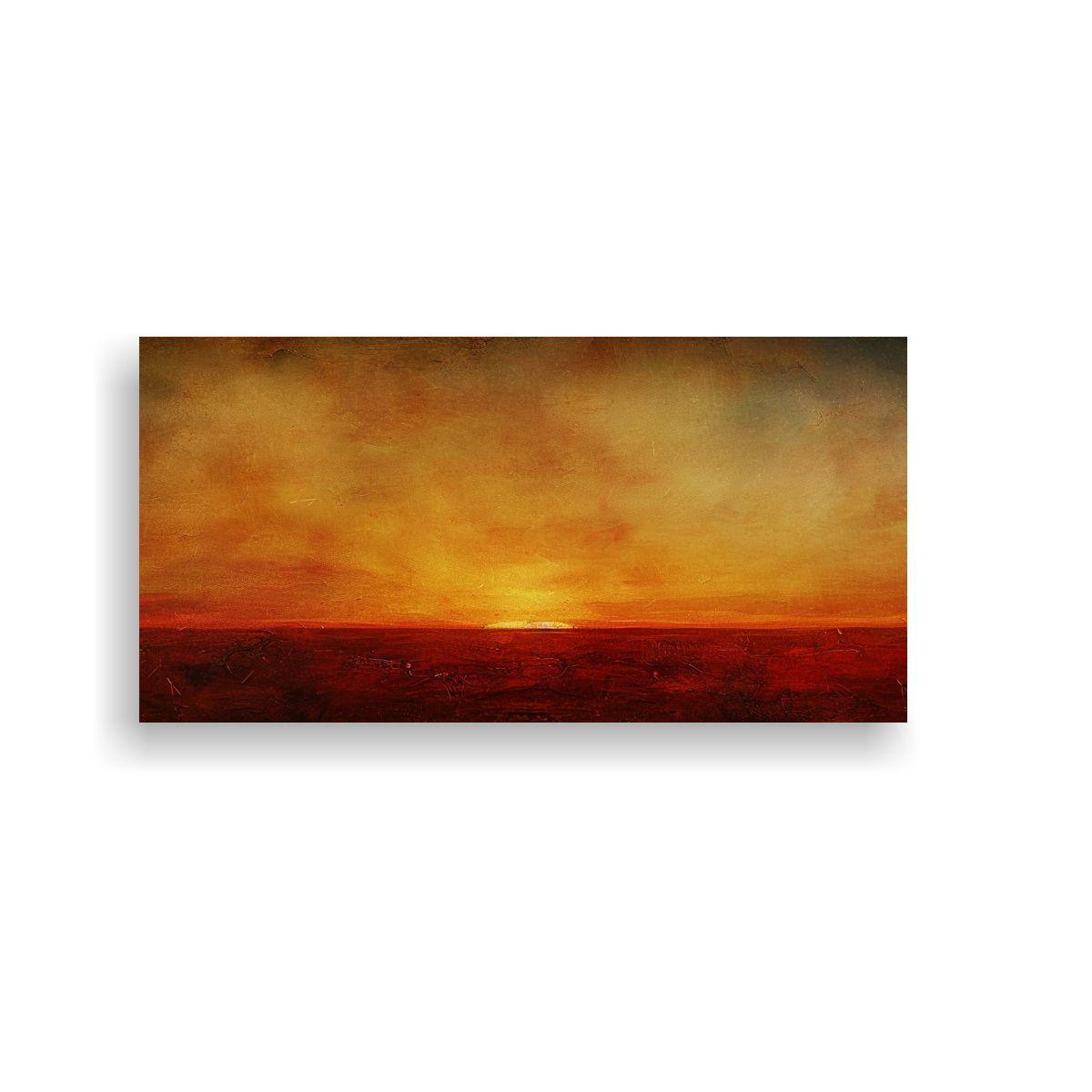 Pintura Artística De Horizonte En Cielo 140x70cm-0