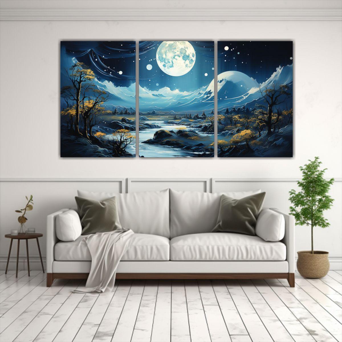 Cuadros Vintage Con Efecto Visual De Una Pintura 120x60 Cm-2