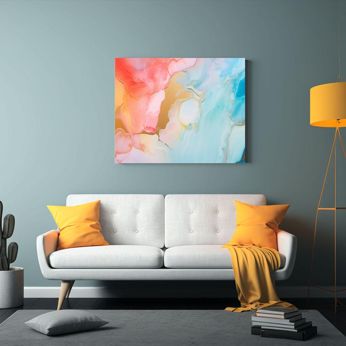 Cuadro Floral Inspirador Para Decorar Tu Espacio Con Estilo. 45x30cm-2