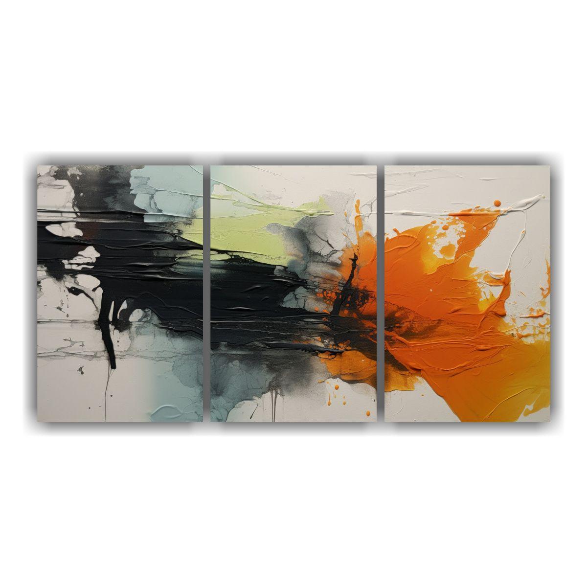 Artes De Pared Concepto Con Trazos Sueltos 180x90 Cm-0
