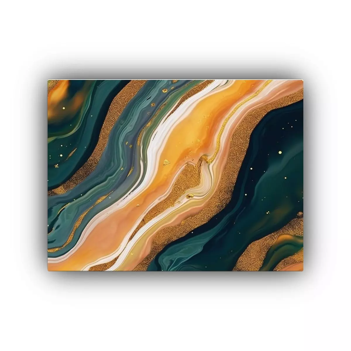 Papel De Fondo De Mármol Líquido Con Espacio Para Texto En 50x40cm-0