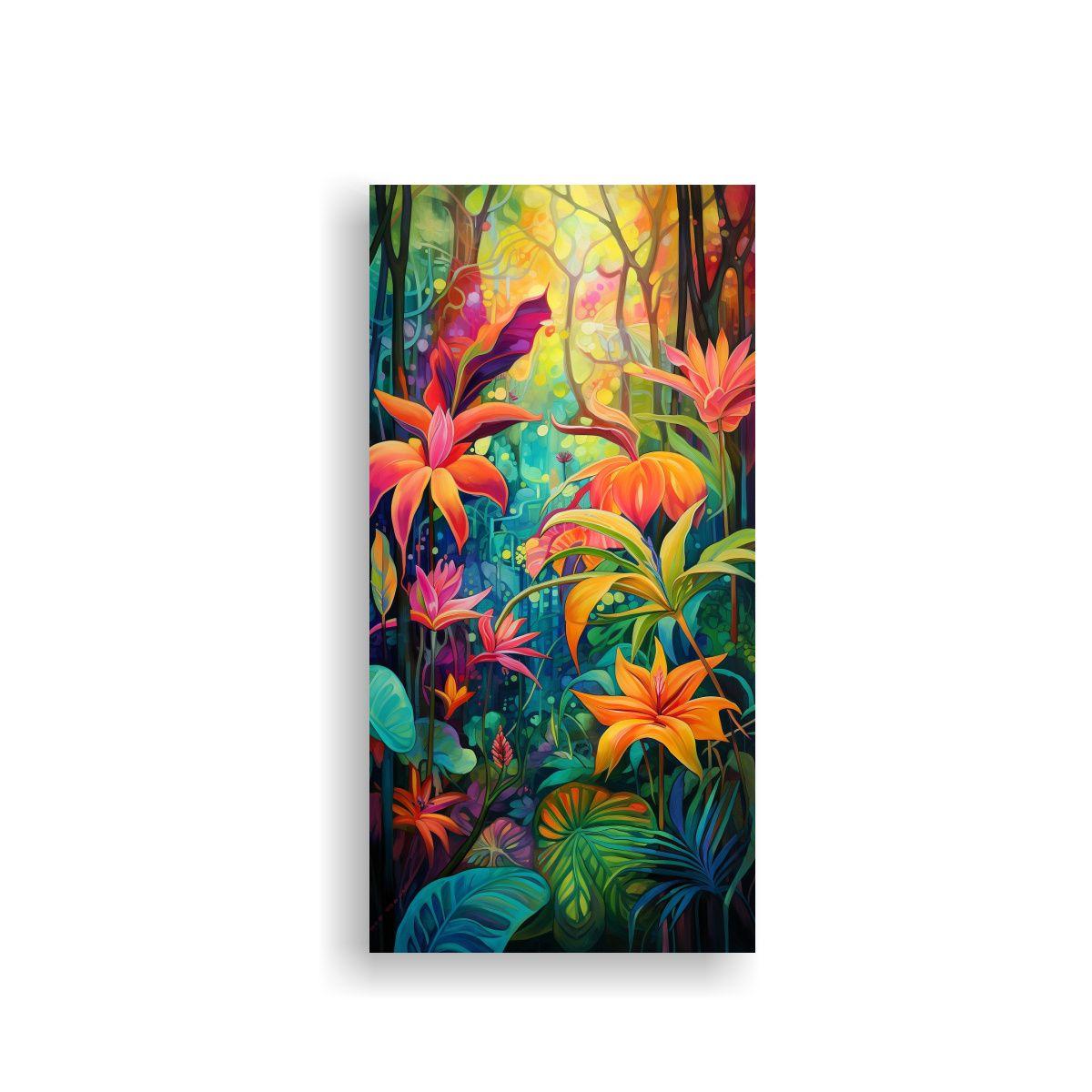 Lienzo De Tela Cuadro Armonía: Patrones 70x140cm-0