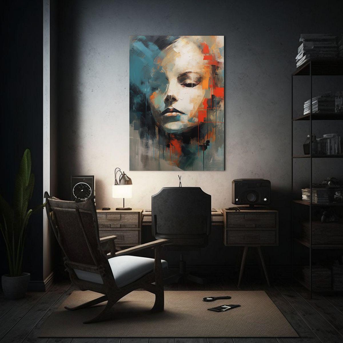Pinturas De Arte De Pared Espectacular Pop Art Introspecció 80x120cm-2