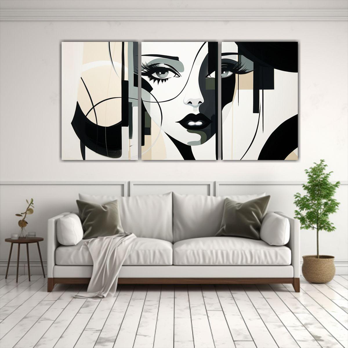 Pintura Abstracta Que Simboliza La Decoración 240x120 Cm-2