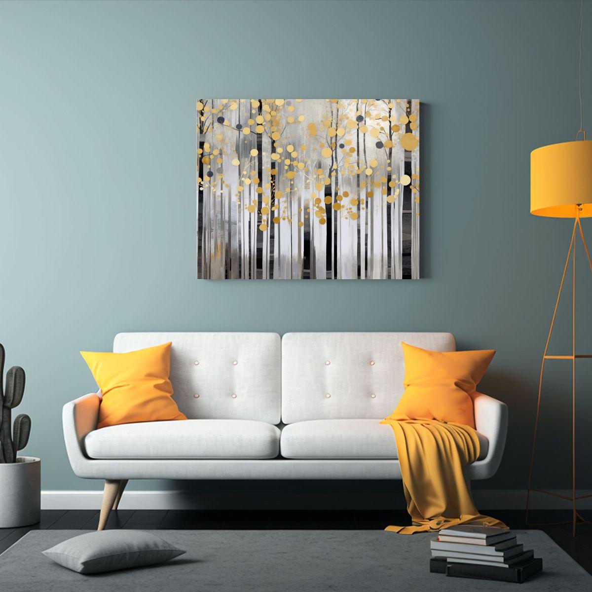 Pinturas De Decoración En Estilo Suprematista Abstracto Con 90x60cm-2