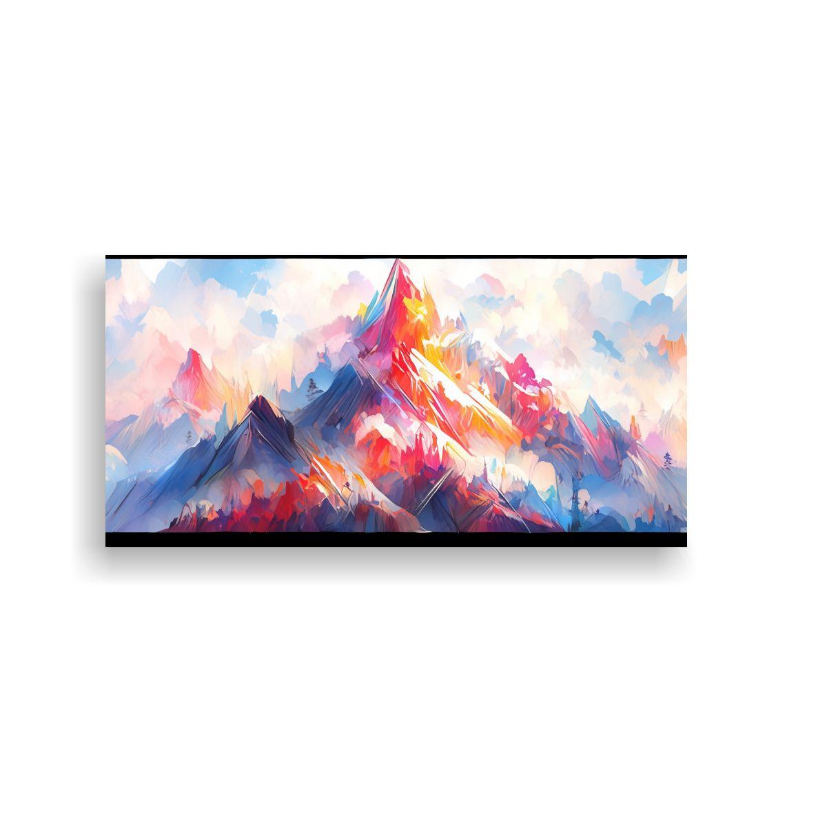 Pinturas Espectaculares De Montañas Famosas Con A 40x20cm-0