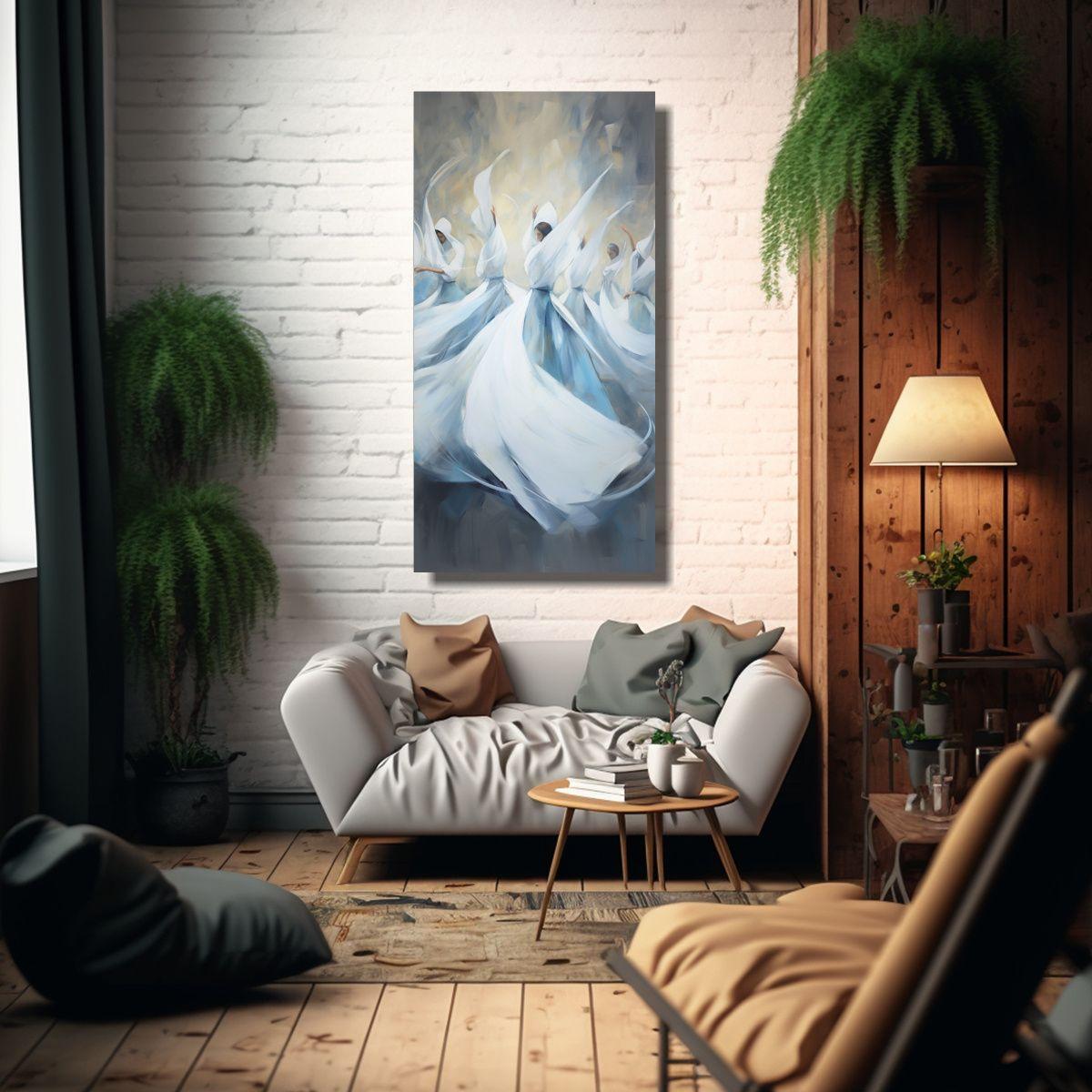 Pinturas Decorativas De Estilo Galería En Arte 60x120cm-2