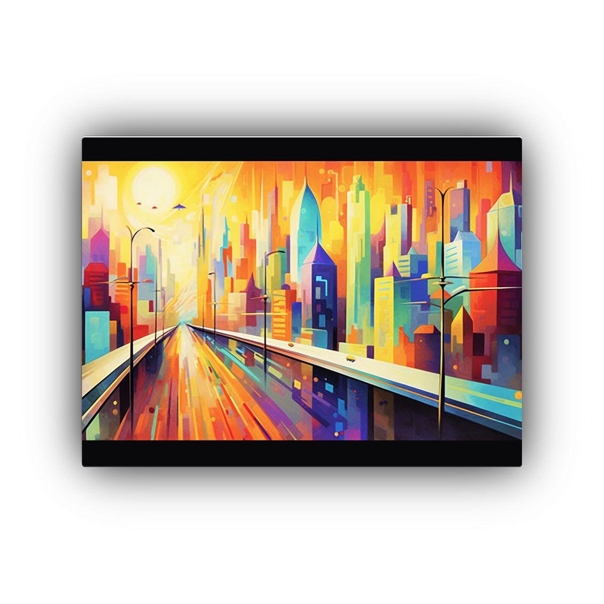 Cuadros Modernos Street Art Sobre Lienzo 60x40cm-0