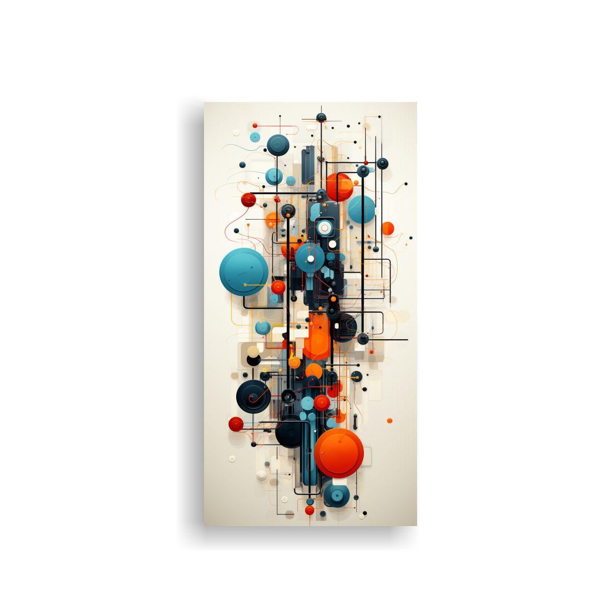 Pinturas Decorativas De Arte Abstracción 20x40cm-0